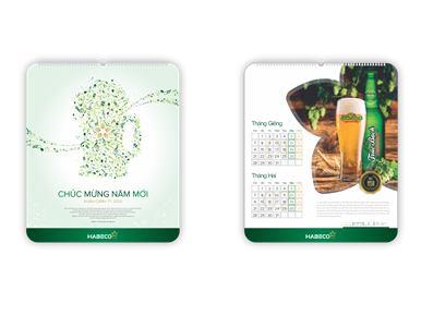 Thiết kế lịch chuyên nghiệp độc đáo
